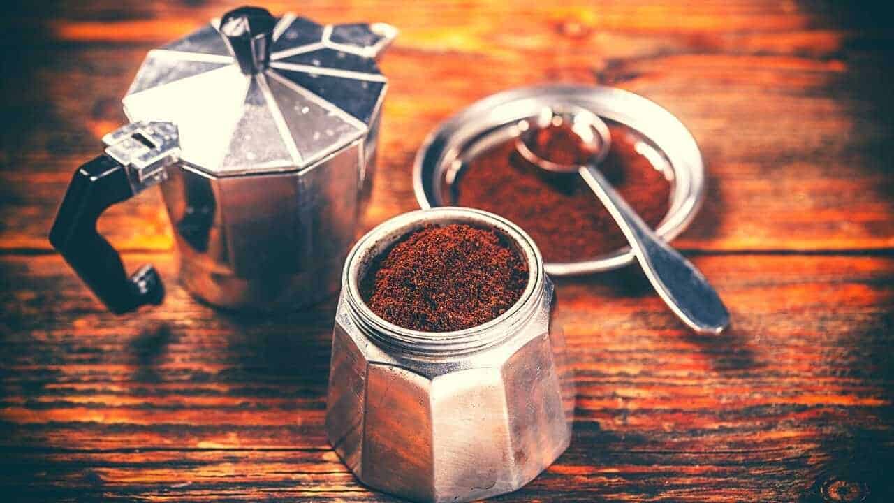 coffee for Moka pot